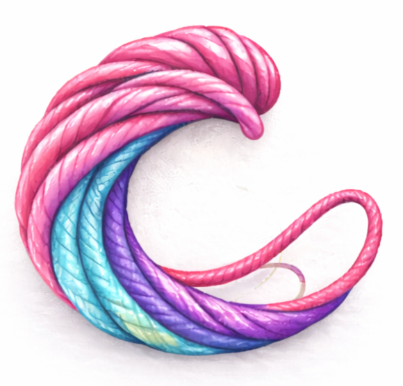 Crochit coiled yarn C mark